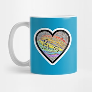 BLM 🖤 Pride - Double Sticker Black - Double-sided Mug